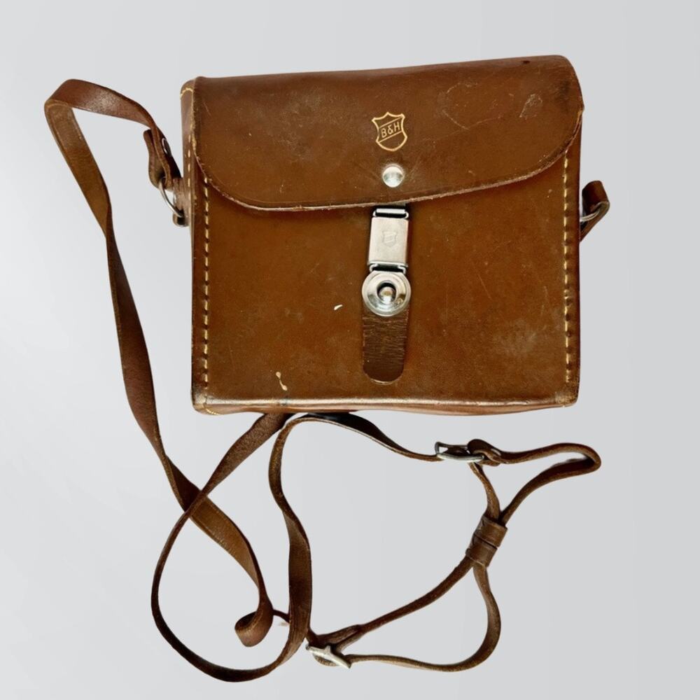 Vintage Bell & Howell Brown Leather Camera Case
